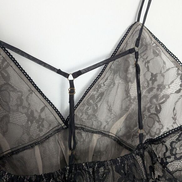 Anthropologie Black Lace Bubble Dress Slip NWT! - Picture 7 of 10